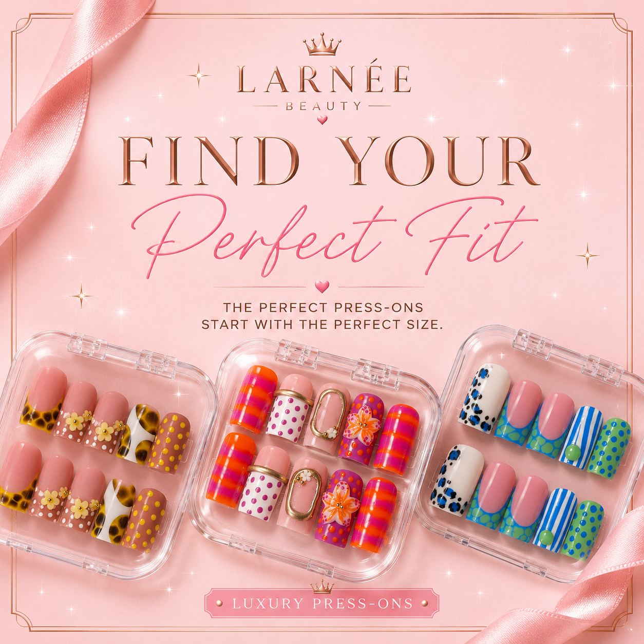 Larneé Beauty Custom Press-On Nail Set 💅🏽