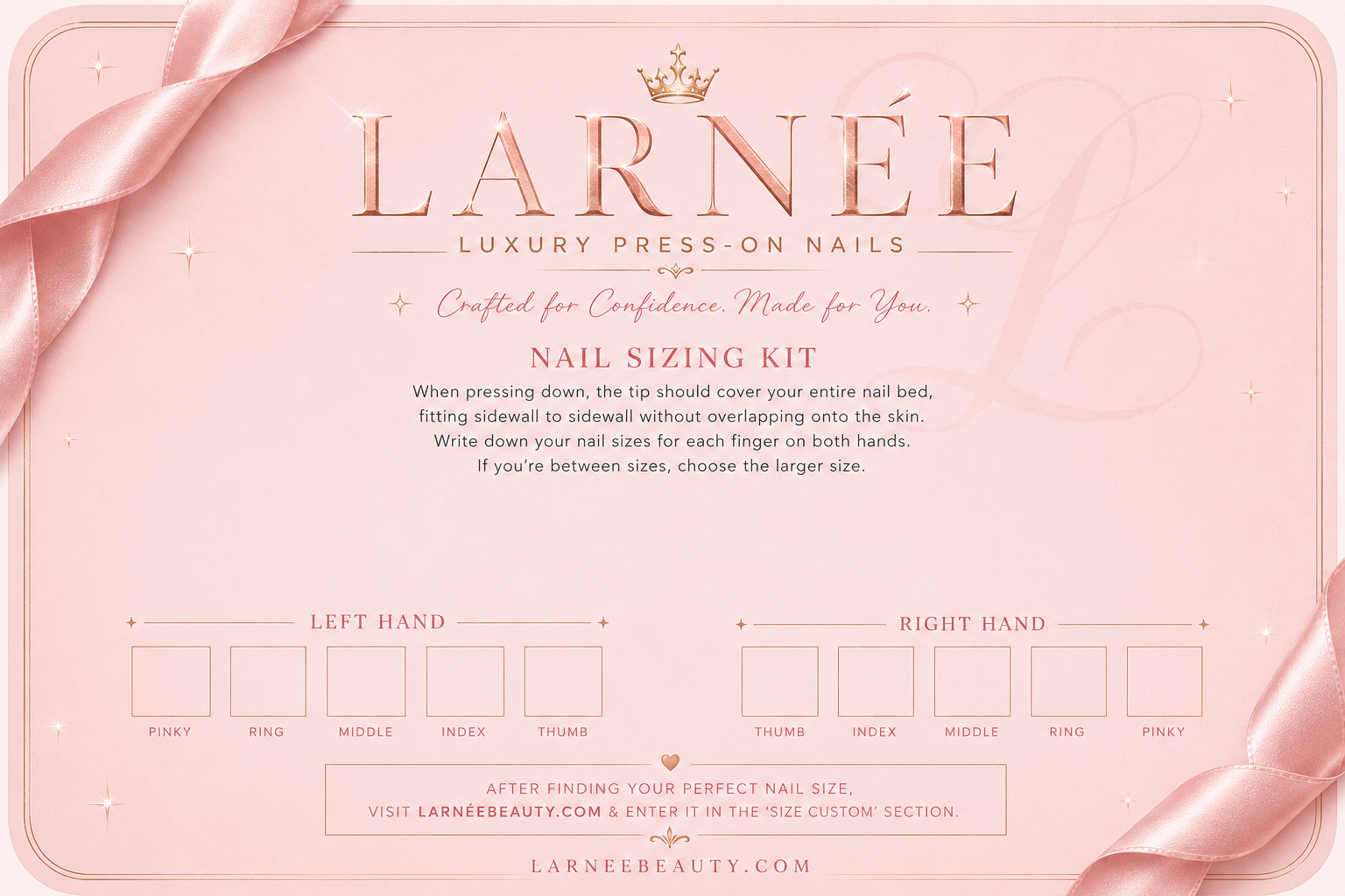 Larneé Beauty Custom Press-On Nail Set 💅🏽